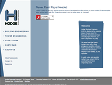 Tablet Screenshot of hodgestructural.com